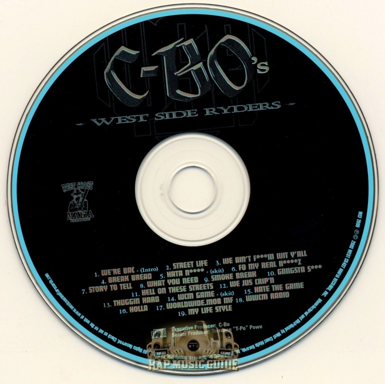 C-Bo - West Side Ryders: 1st Press. CD | Rap Music Guide